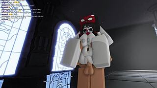 Spider-Girl Tangled in Daddy's Sticky Surprise Web