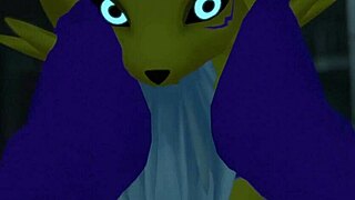 Renamon bent over railed hard outdoors furry public