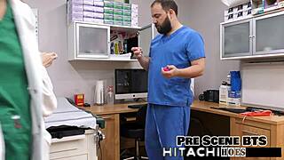 lesbian ditria rose hitachi vibrator orgasms pierced nipples pov