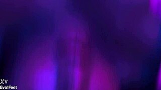 candle wax teases your bound feet gently