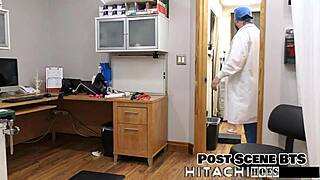 lesbian ditria rose hitachi vibrator orgasms pierced nipples pov