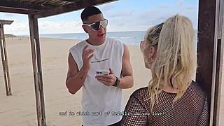 met this beach stranger, now her pussy's riding my cock outdoors