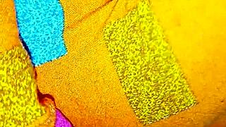 she mounts her stepdad's massive black cock for a deep valentine cowgirl ride on big tits