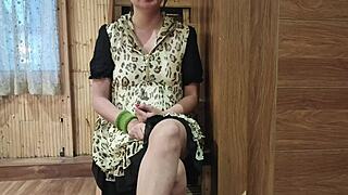 Stepdad Fucks Oiled Stepdaughter in Massage Pretext Hindi