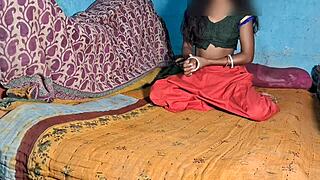 desi wife bent over bed for intense doggystyle assfucking and dirty talk