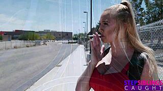 Cock Hungry Paisley Porter Deepthroats Seduces Stepdaddy's Monster Cock Shower