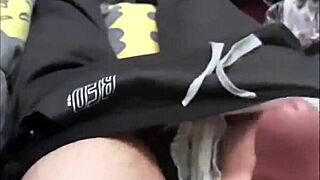 horny latina teen gives handjob with tons of milk 💦🤤