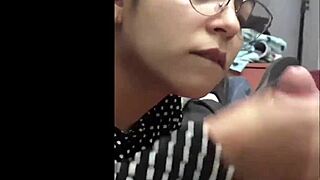 horny latina teen gives handjob with tons of milk 💦🤤