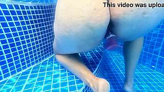 My heart races fucking huge ass milf outdoors in water till creamy cum explosion