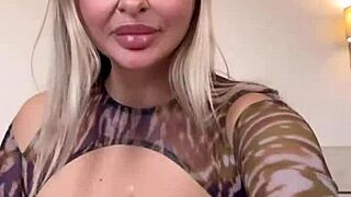 Watch My Juicy Big Natural Tits Get SOAKED and Dripping Wet!