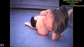 Who wins this intense mixed wrestling showdown?