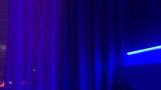 ritafox strips teasingly then fingers her wet pussy