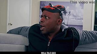 Gothic Tiffany Nacke stretched wide by black monster cocks double