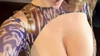 Watch My Juicy Big Natural Tits Get SOAKED and Dripping Wet!