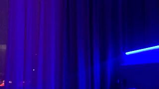 ritafox strips teasingly then fingers her wet pussy