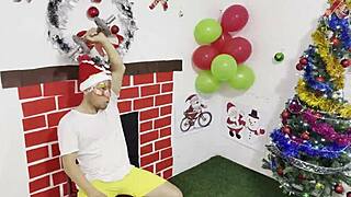 Apartment Owner Spots Workout Muscles and Sparks Christmas Game