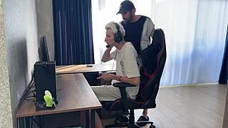 stepdad shows stepson pussy fucking squirting and deep pounding techniques