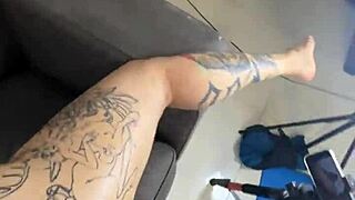 wanna see me fuck my neighbor while she workouts hairy pussy small tits?