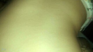 karina swore she'd only rub that fat cock on her pussy lips but horny milf takes it all with lucas