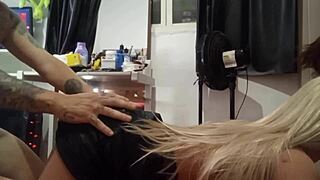 i caught my stepdaughter masturbating outdoors and punished her with my fuck doll toy