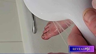 imagine dipping into revealme's seductive shower soles and toe sucking fantasy