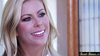 Classy Stepmom Banged Hard with Squirting Cum