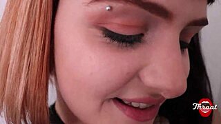 my girlfriend's half-sister gave me an amazing deepthroat blowjob almost caught