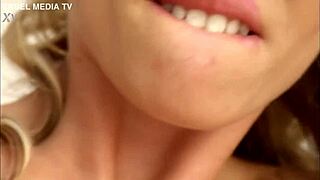 hey gorgeous czech blonde gina fingers tight wet pussy solo teasing orgasm fruits closeup