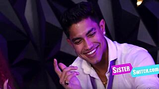 We BANG step sisters hard in wild 4some gangbang orgy non stop