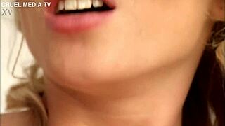 hey gorgeous czech blonde gina fingers tight wet pussy solo teasing orgasm fruits closeup