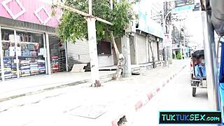 😍 petite thai blonde teen sucks big cock then rides it hard amateur style 🔥