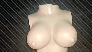 Dolly Hints at Anal While Squeezing Small Tits