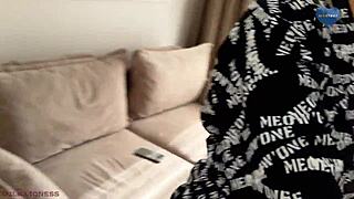while dad's away cuckold stepmom gets monster cock orgasms doggystyle deepthroat rough young petite slut