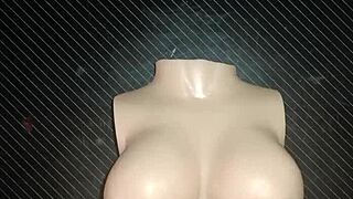 Dolly Hints at Anal While Squeezing Small Tits