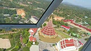 seeing chiang rai from big buddha statue eyes... thailand builds such crazy temples <3 which one's your fave?