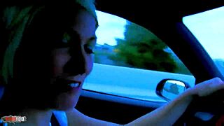 French Whore Milky Cooper's Ass Pounded Hard On Beach With Cum Dripping From Her Tight Hole