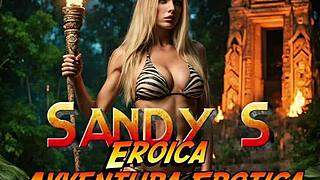 Sandy's Erotic Cosplay Adventure In Milf Parody Music Video
