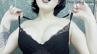 horny goth mavis dracula begs you to fuck her tight pink pussy and cum on feet