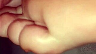 wanna lick my girlfriend's soles and toes while she moans for more?