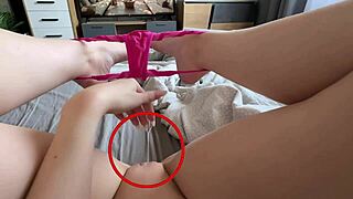 curvy latina fingers wet pussy moaning before college class