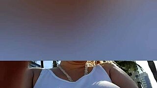 sunlit beach curves hint at mature blonde's hidden depths