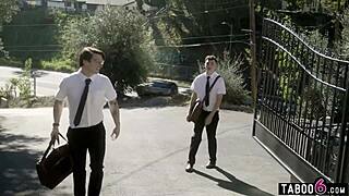 Young Guys Preach To Huge Tits Granny Dee Williams In Wild Group Bang