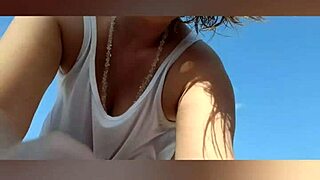 sunlit beach curves hint at mature blonde's hidden depths