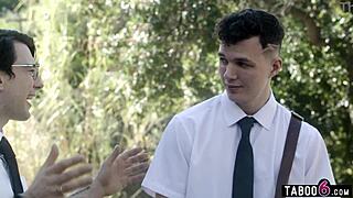 Young Guys Preach To Huge Tits Granny Dee Williams In Wild Group Bang