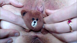 Woman Inserts Objects into Pussy Up Close for Fetish Orgasm.