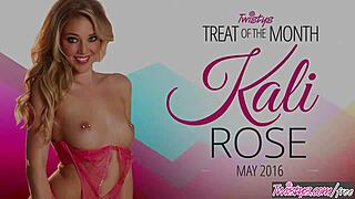 i interview kali rose then lick her pussy till she squirts hard girl on girl
