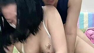 hot girl takes it without letting you cum inside