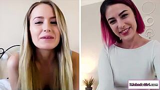 god, this hot lesbian couple's hairy pussies drip while they finger and masturbate on webcam...