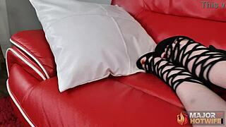 Busty Redhead Yaya Gingersnatch Tempts Rome Major's Huge Cock in Sultry Lounge Heat