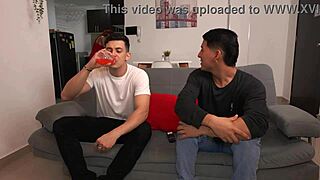 best friend's girlfriend shakes her huge latina ass for my better sex than he gives